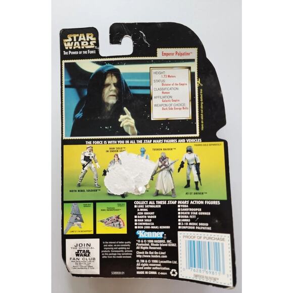 Star Wars Emperor Palpatine 1996 Kenner The Power of the Force SW6 - Picture 4 of 4